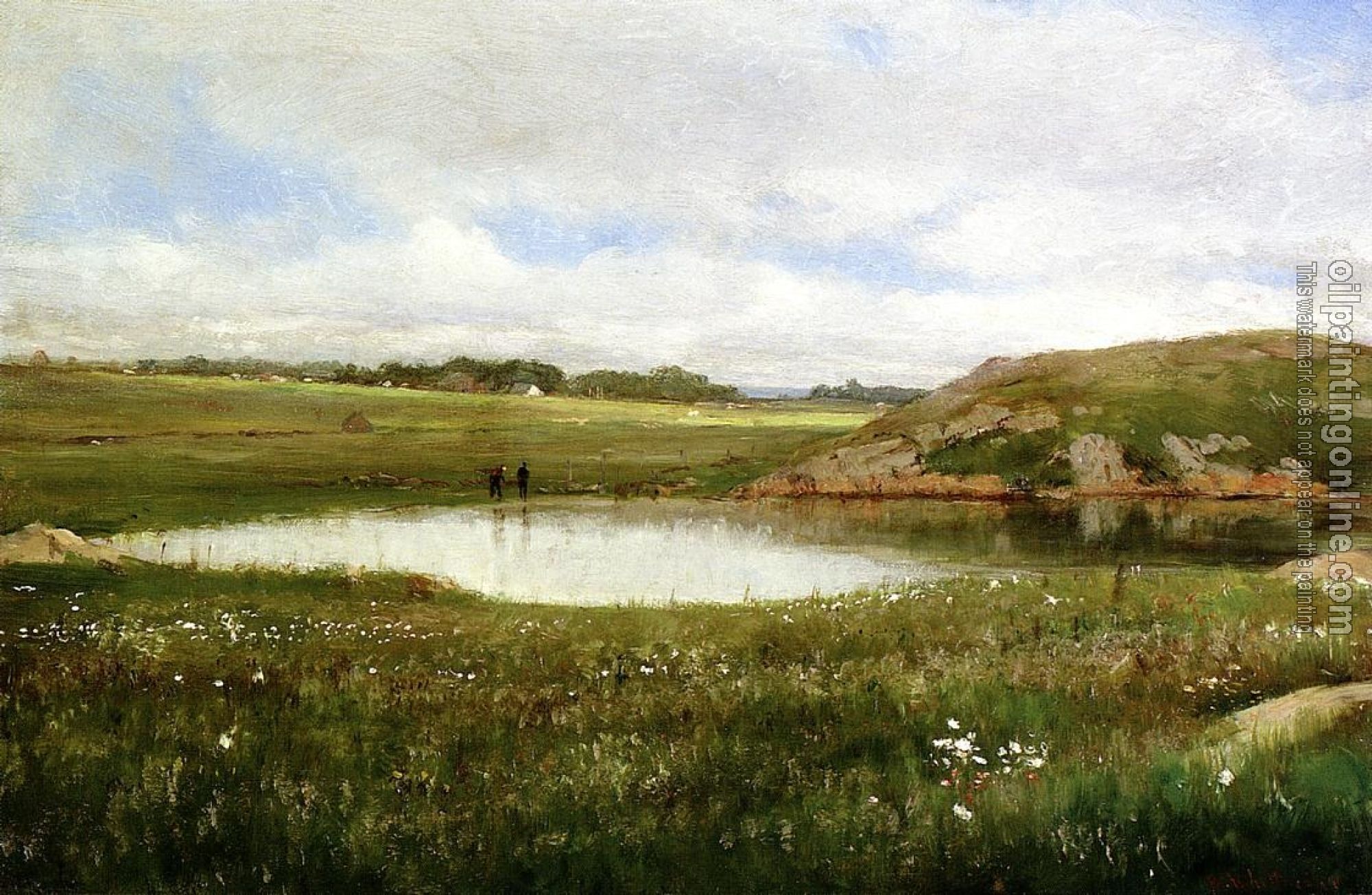 Whittredge, Thomas Worthington - Freshwater Pond in Summer-Rhode Island